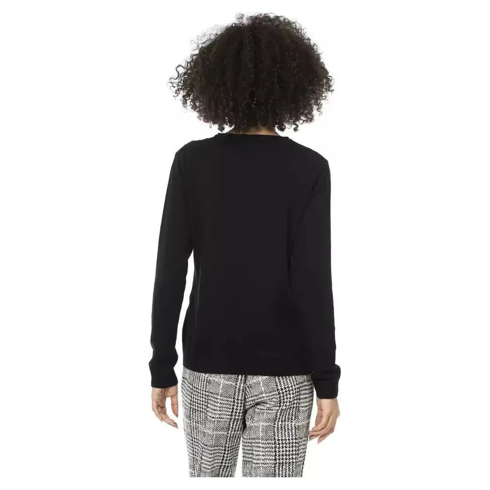 Baldinini Trend Black Wool Women Sweater Baldinini Trend