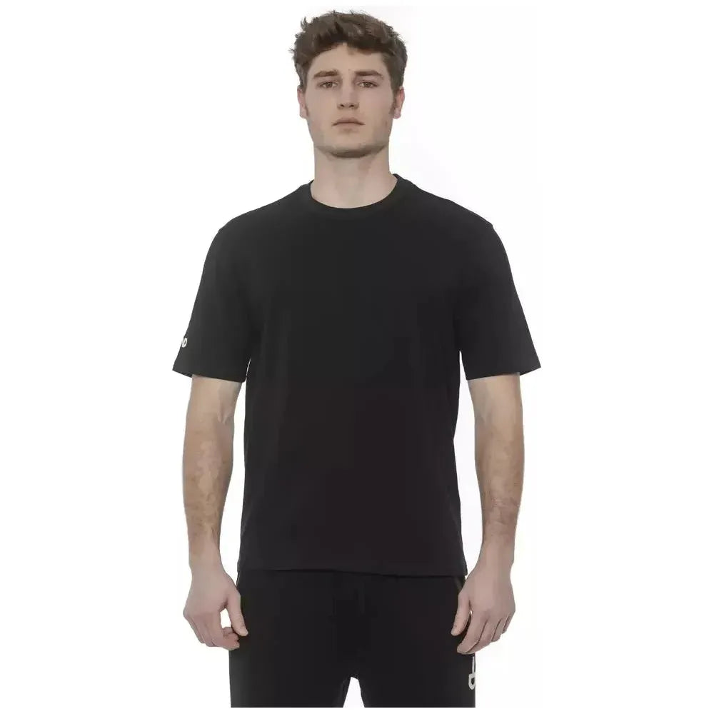 Tond Black Cotton Men T-Shirt Tond