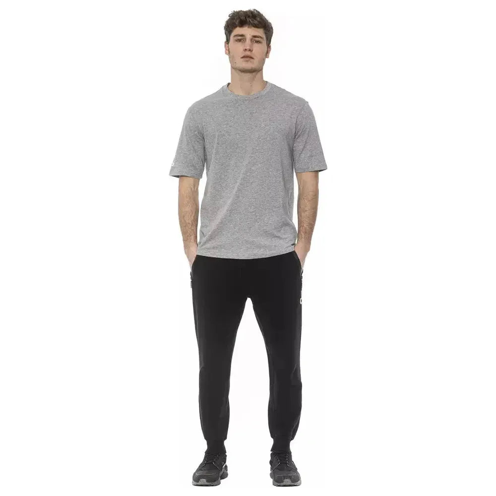 Tond Gray Cotton Men TShirt Tond