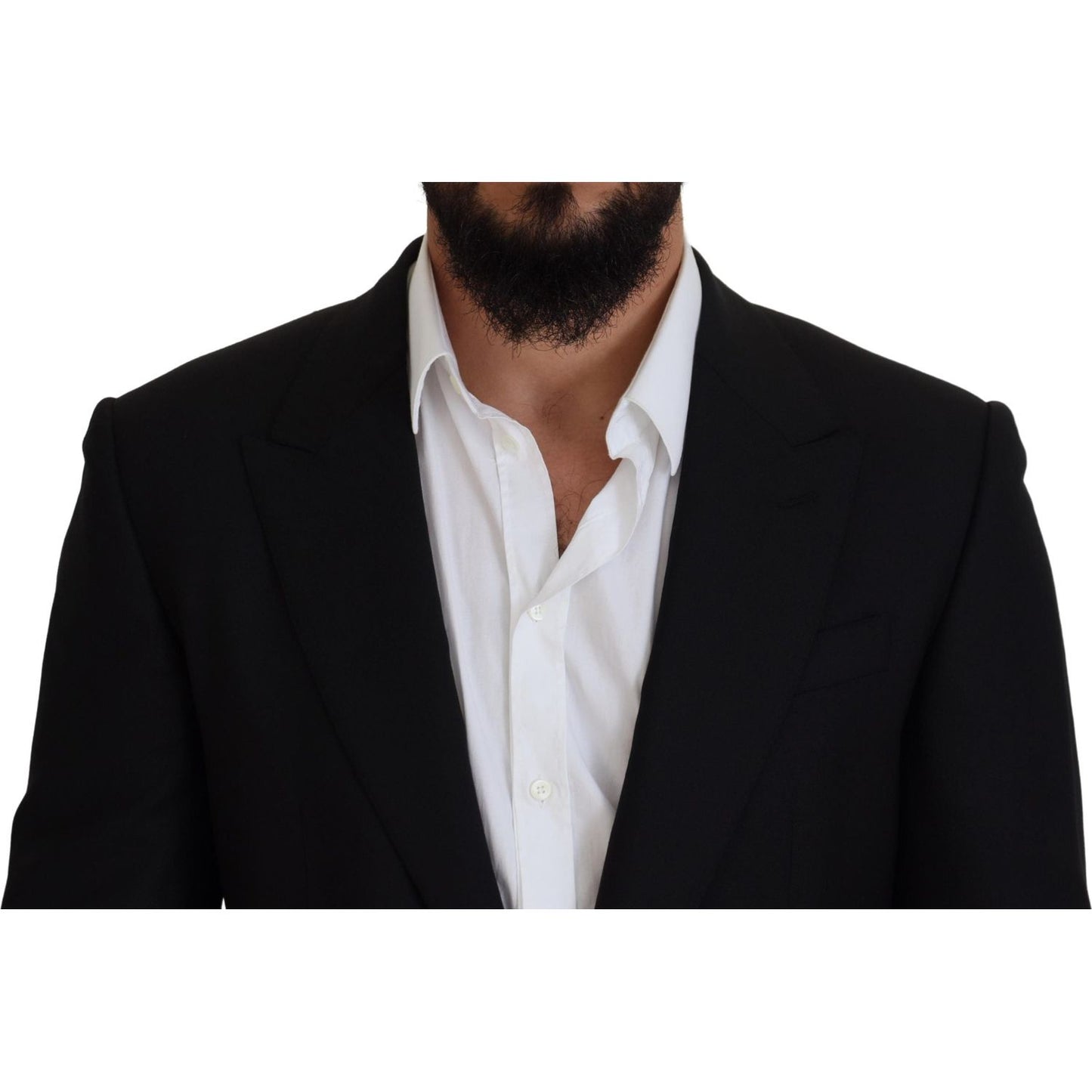 Dolce & Gabbana Elegant Single-Breasted Wool Blend Blazer Dolce & Gabbana