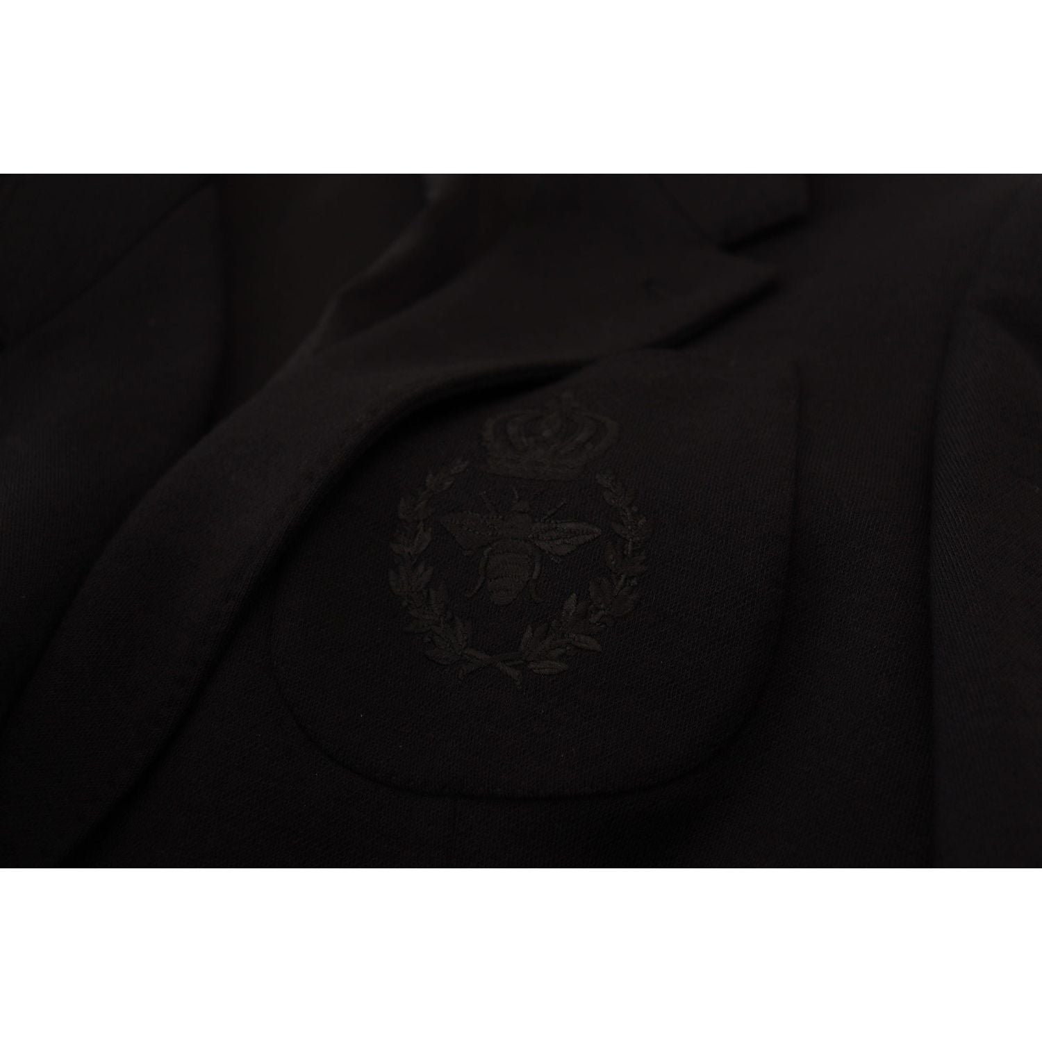 优雅单排扣黑色羊毛西装外套