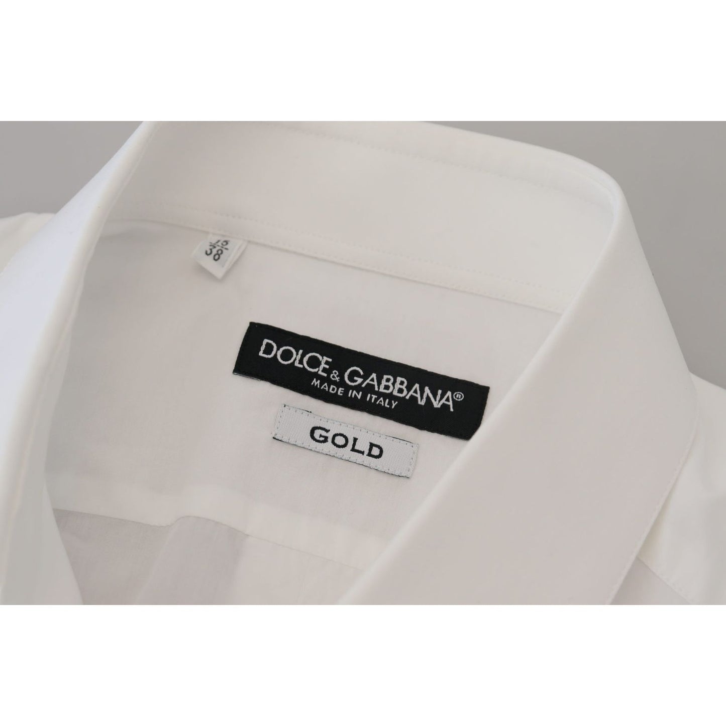 Dolce & Gabbana Elegant White Slim Fit Dress Shirt Dolce & Gabbana