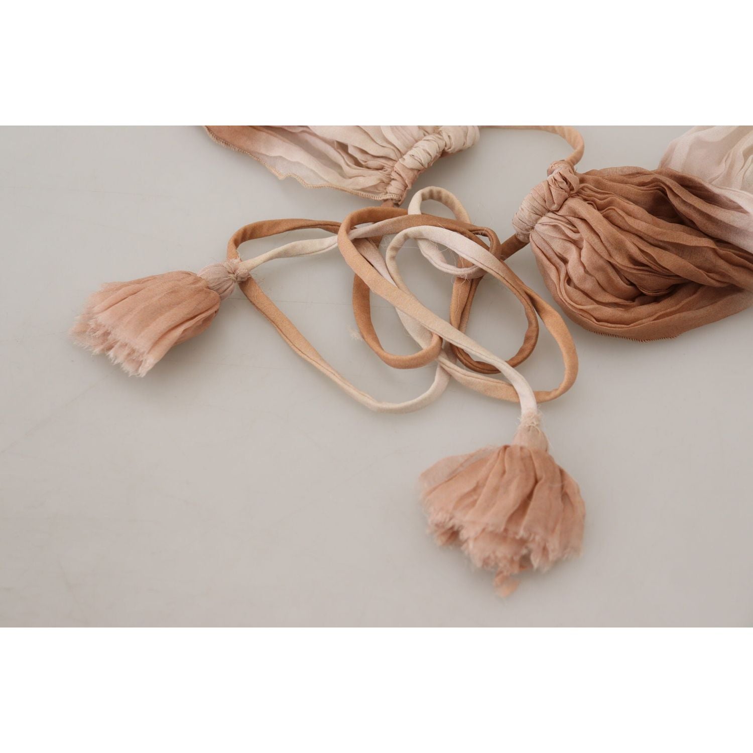 Ermanno Scervino Multicolor Silk Wrap Shawl Foulard Scarf