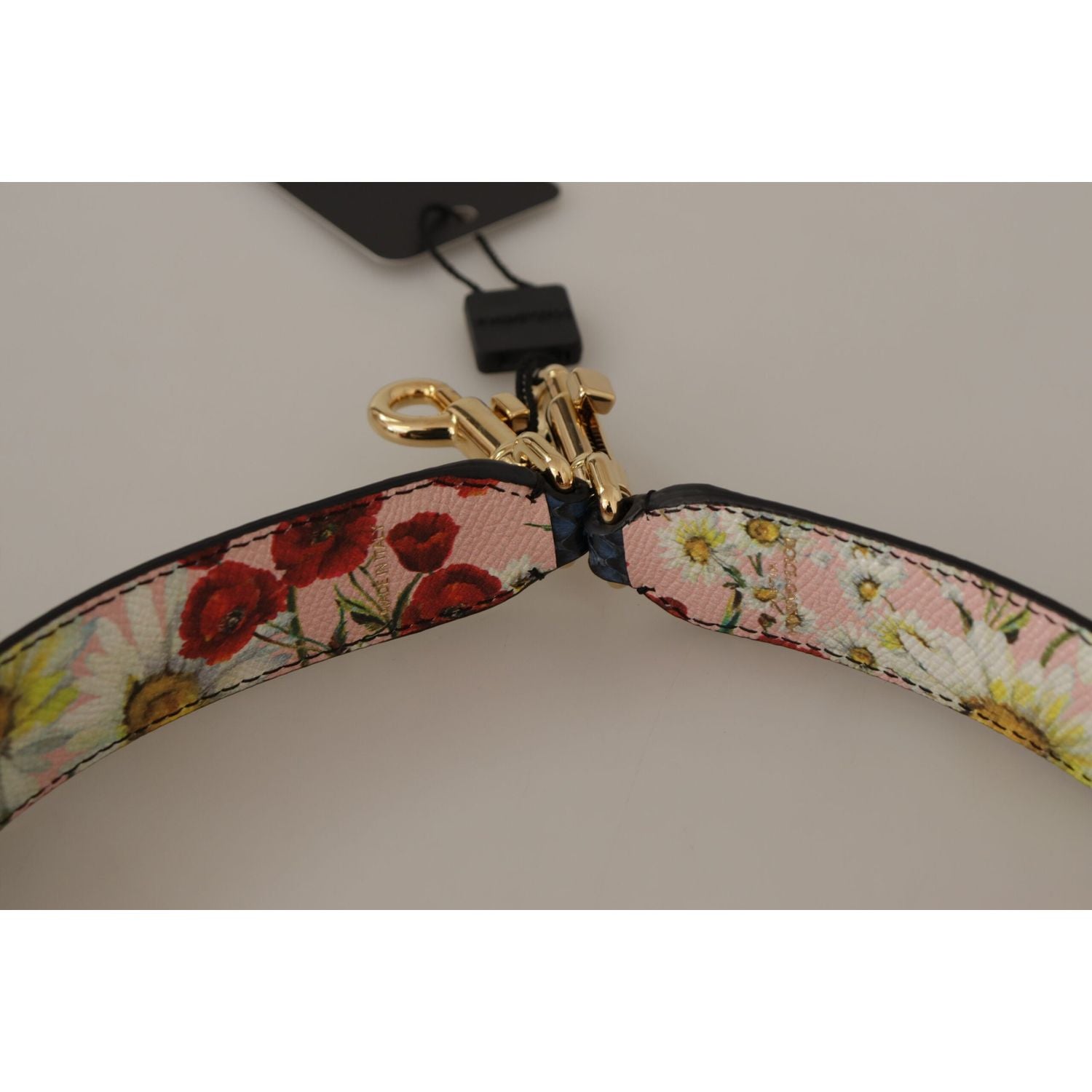 优雅蓝色蟒蛇皮包带