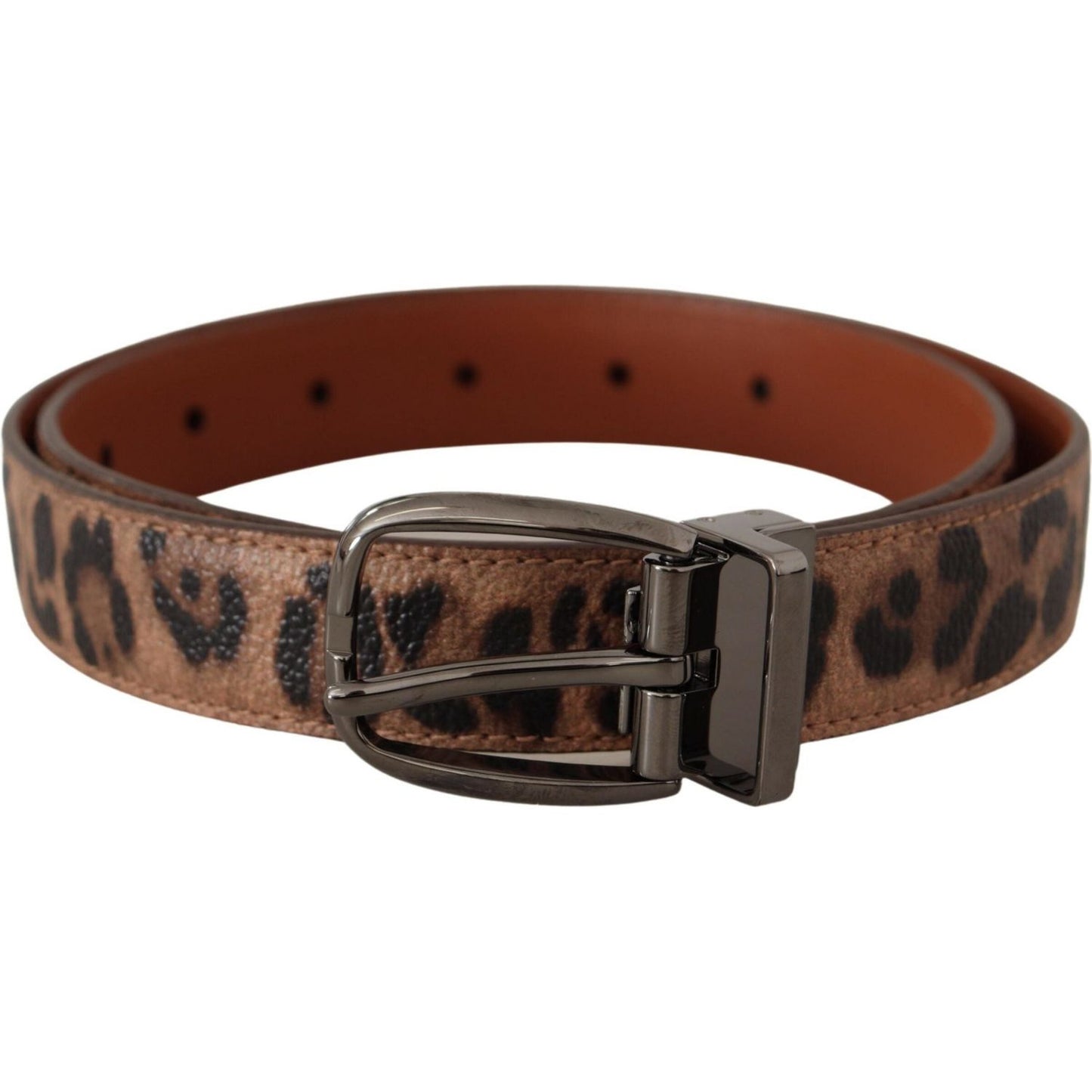 Dolce & Gabbana Elegant Engraved Leather Belt - Timeless Style Dolce & Gabbana