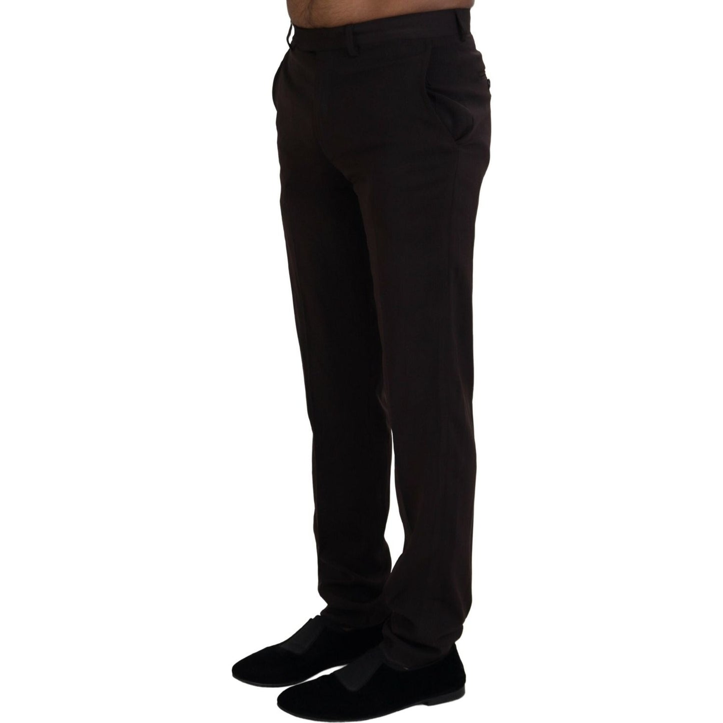 BENCIVENGA Elegant Brown Italian Dress Pants BENCIVENGA