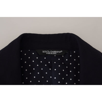 Dolce & Gabbana Blue Wool Formal Taormina Blazer