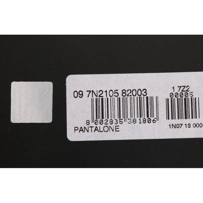 Costume National Black Slim Fit Cotton Stretch Pants