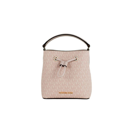 Michael Kors Suri Small Dark Powder Blush Signature PVC Bucket Crossbody Handbag Michael Kors