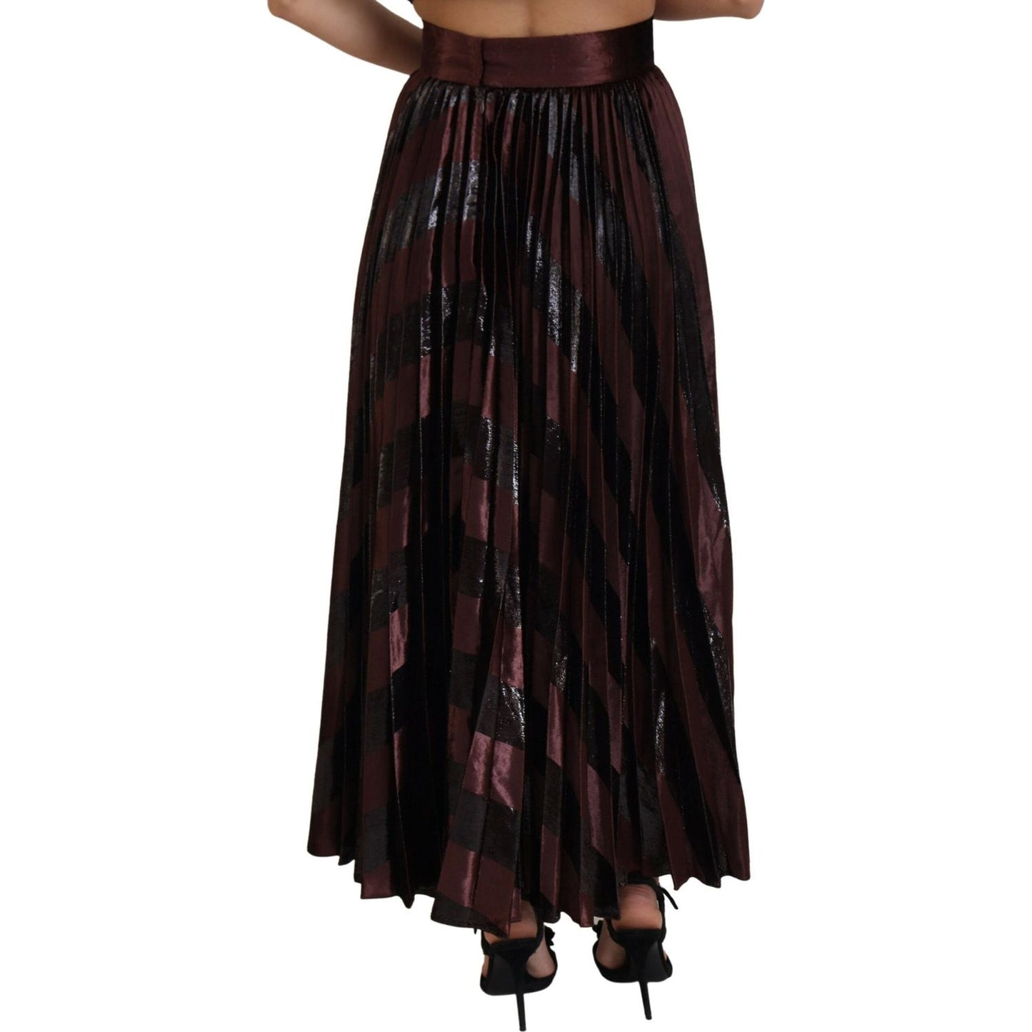 Dolce & Gabbana Elegant High Waist A-Line Maxi Skirt Dolce & Gabbana