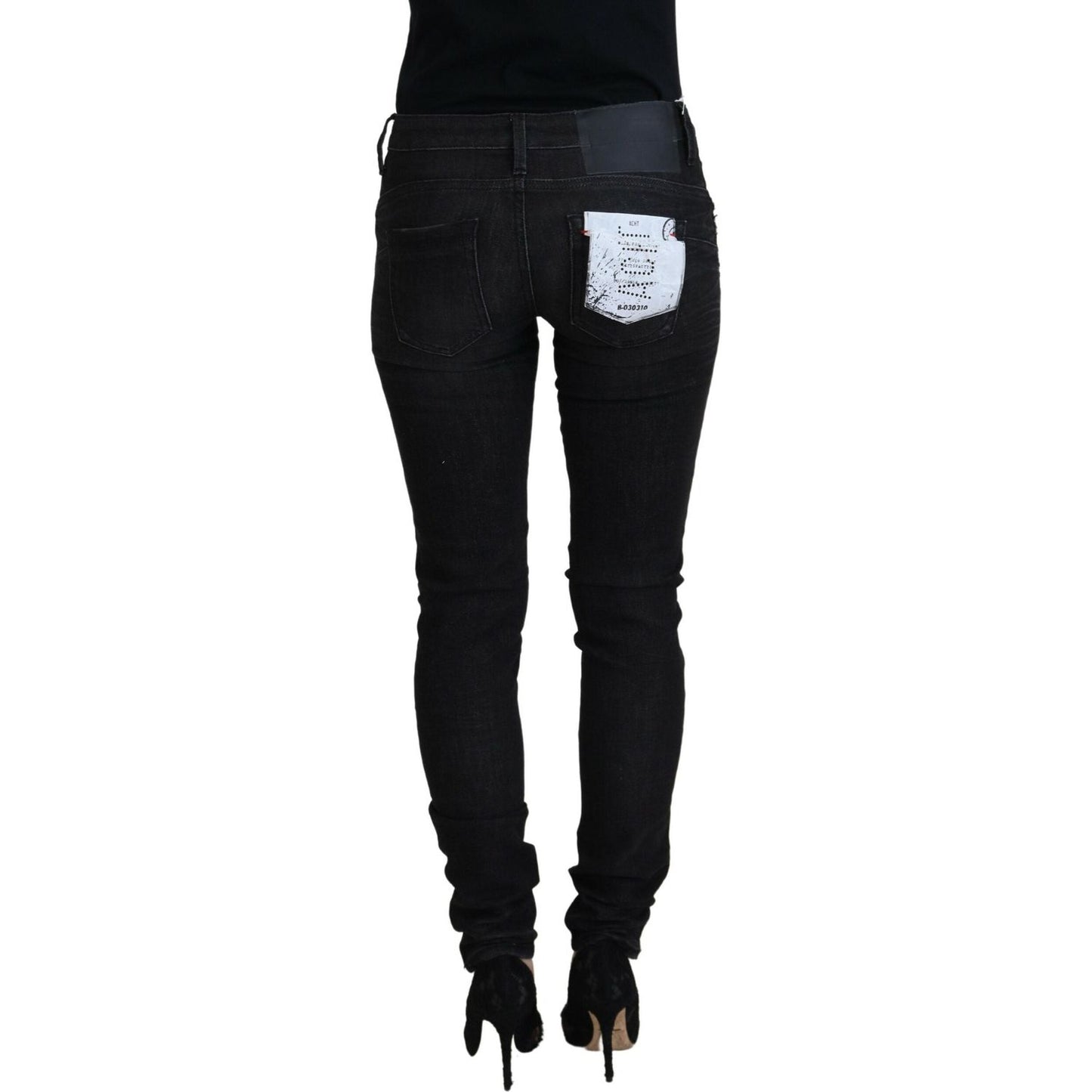 Acht Chic Low Waist Designer Skinny Jeans Acht