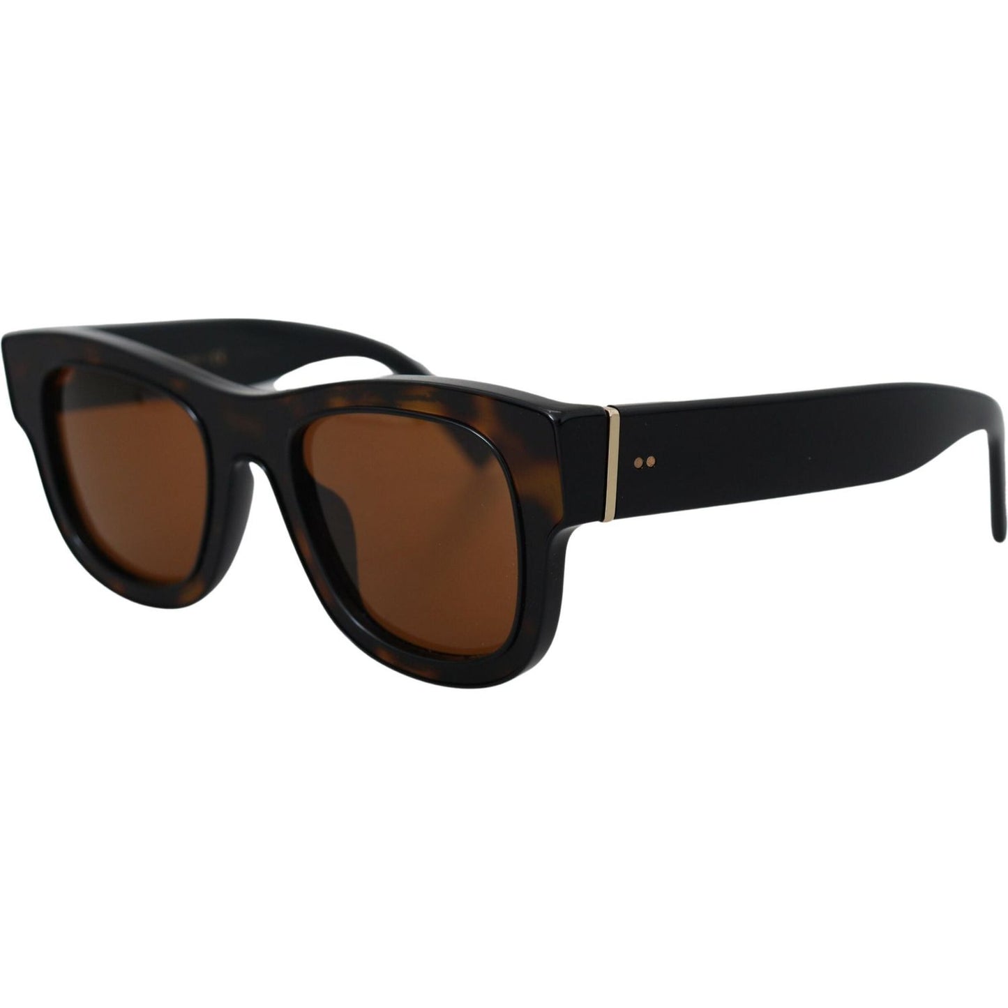 Dolce & Gabbana Chic Brown Acetate Sunglasses Dolce & Gabbana