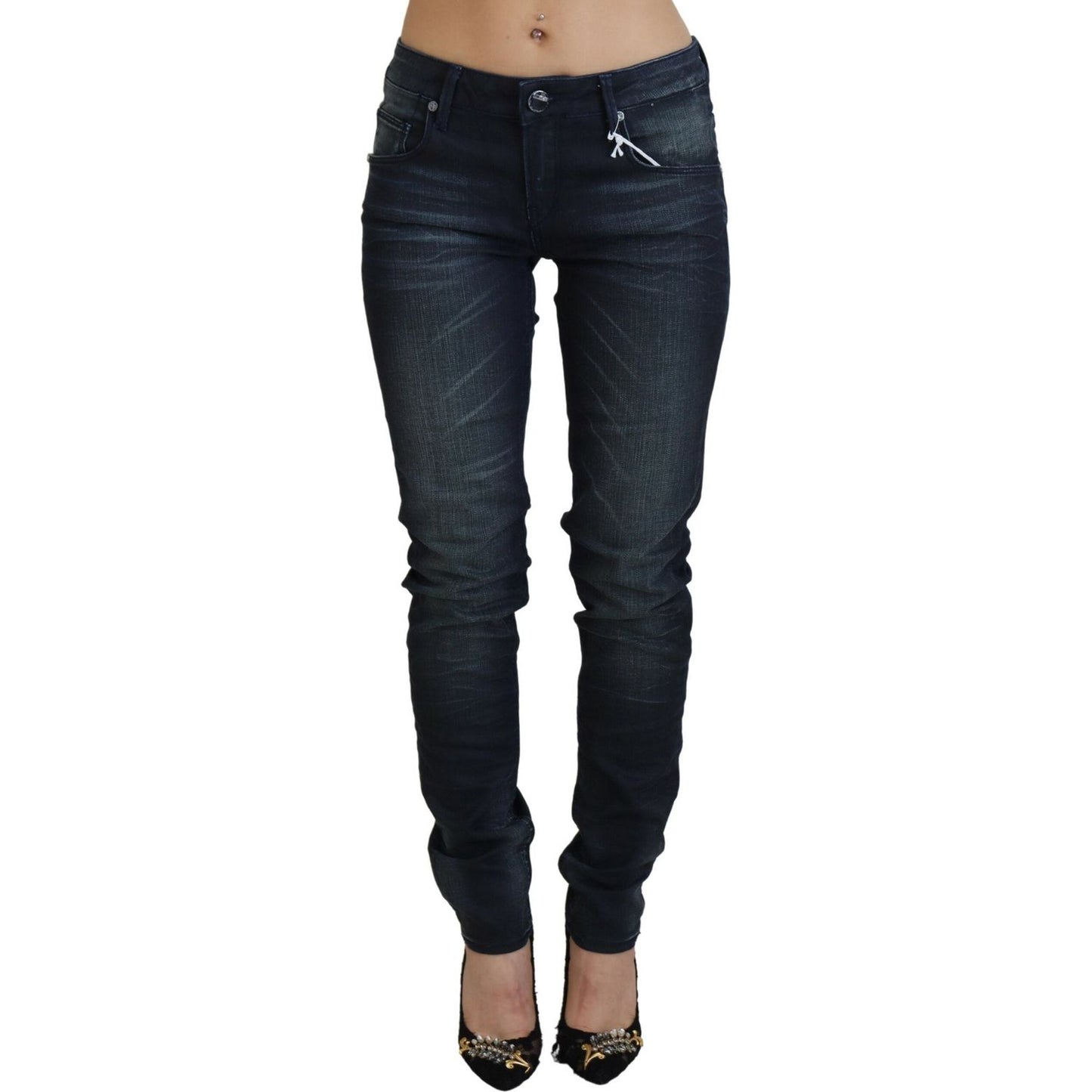 Acht Chic Low Waist Slim Fit Denim Jeans Acht