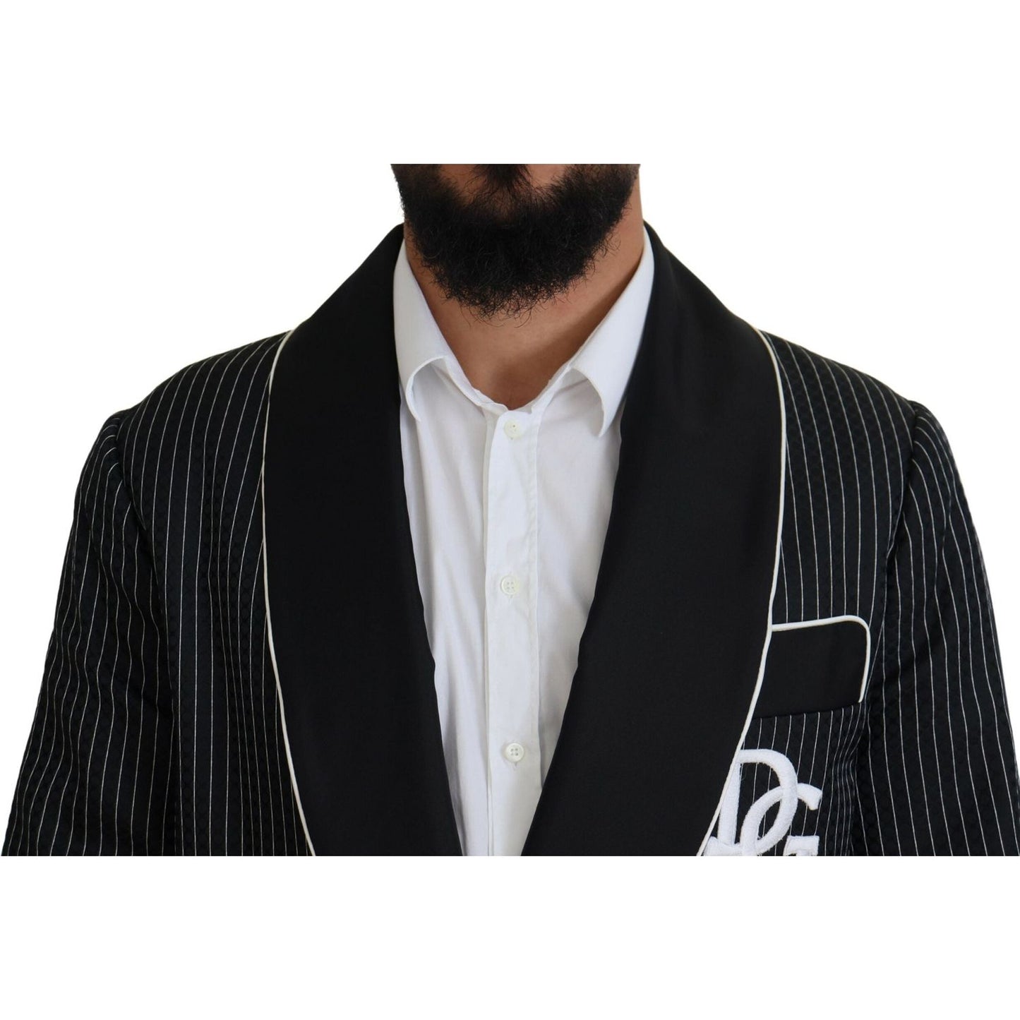 Dolce & Gabbana Elegant Silk-Lined Robe Jacket Dolce & Gabbana