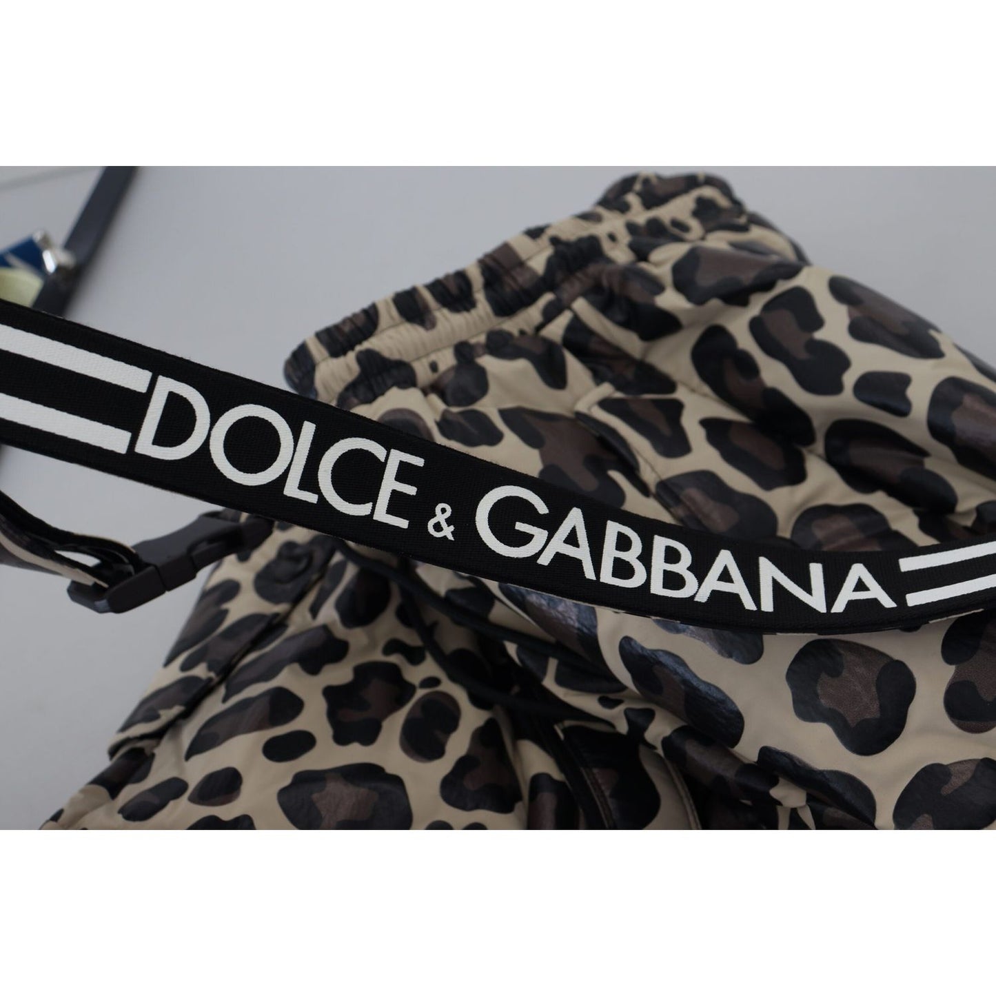 Dolce & Gabbana Multicolor Leopard Print Snow Pants Dolce & Gabbana