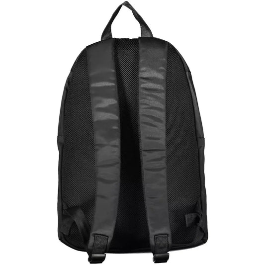 Tommy Hilfiger Black Polyester Men Backpack Tommy Hilfiger