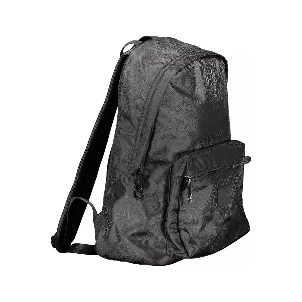 Calvin Klein Black Polyester Men Backpack Calvin Klein