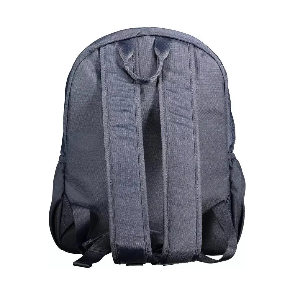 Front view with bag zipped and handles upright.