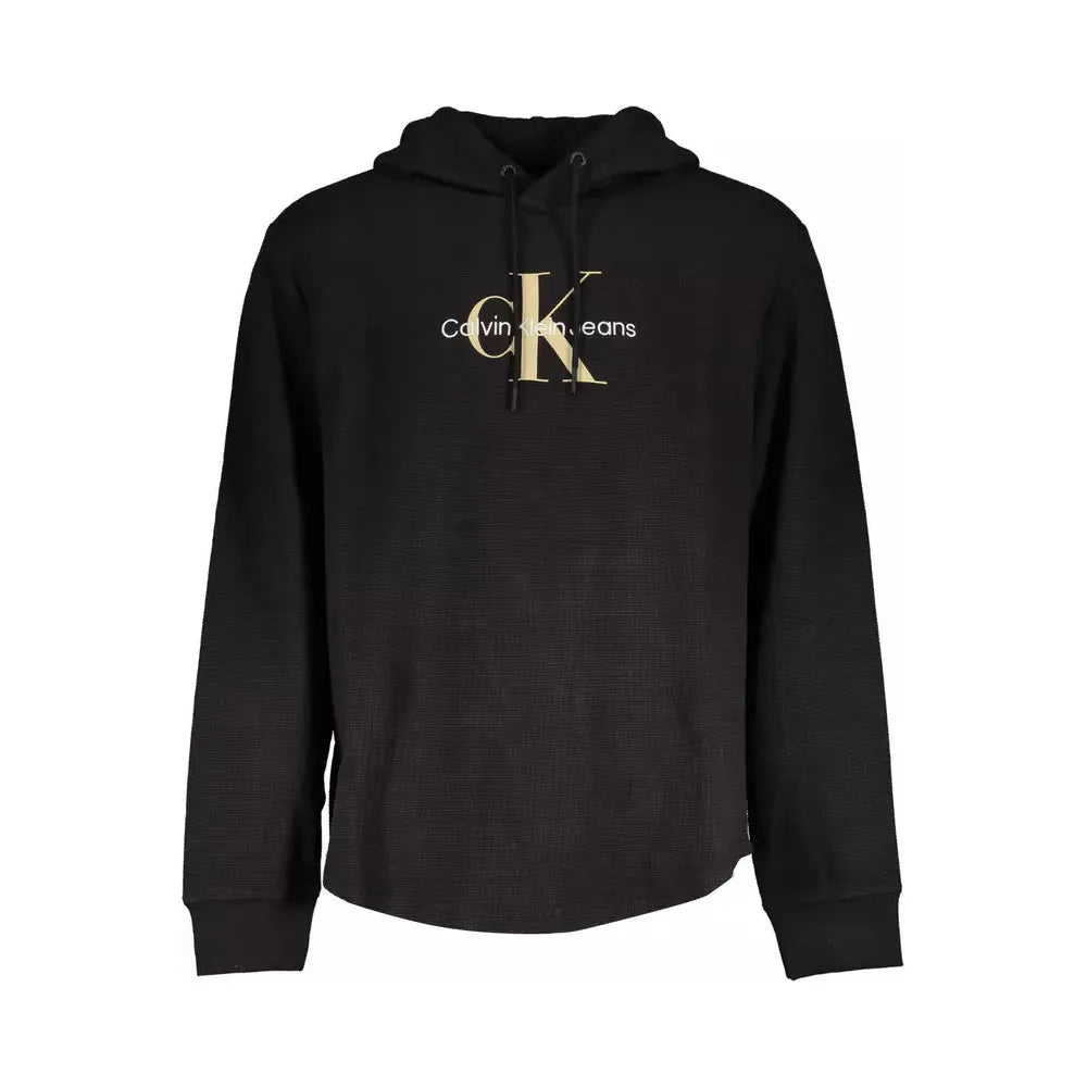 Calvin Klein Black Cotton Men Sweater Calvin Klein