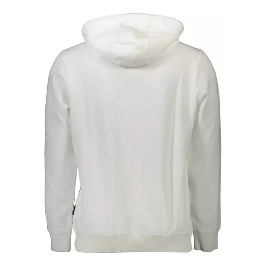 Napapijri White Cotton Men Sweater Napapijri