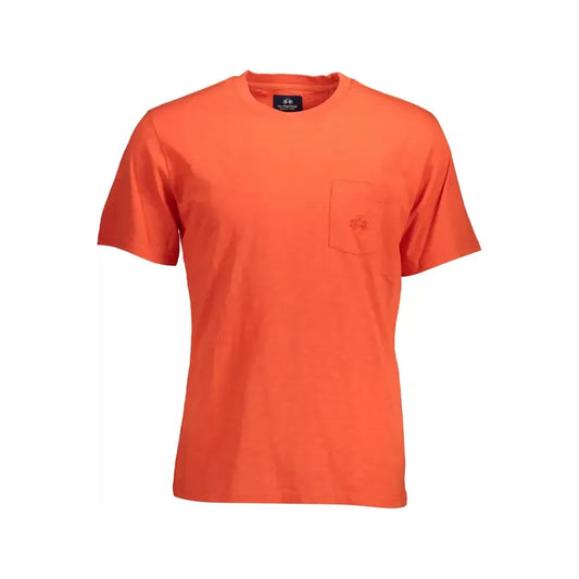 La Martina Red Cotton Men T-Shirt La Martina