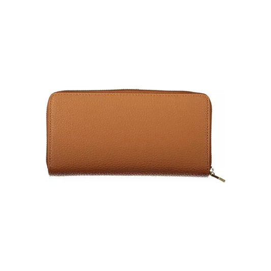 Calvin Klein Brown Polyester Women Wallet Calvin Klein