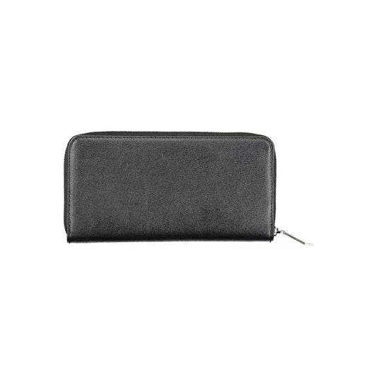 Calvin Klein Black Polyvinylchloride Women Wallet Calvin Klein