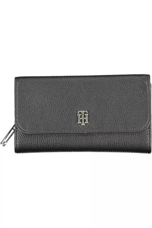 Tommy Hilfiger Black Polyethylene Women Wallet Tommy Hilfiger