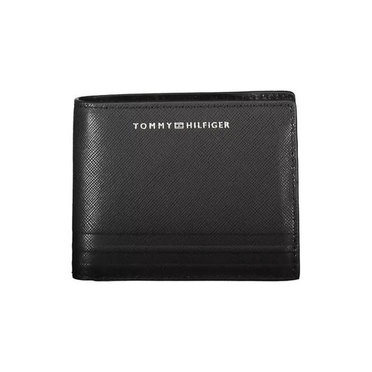 Tommy Hilfiger Black Leather Mens Wallet Tommy Hilfiger