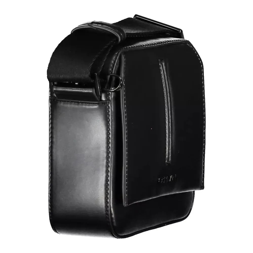 Calvin Klein Black Polyester Men Shoulder Bag Calvin Klein