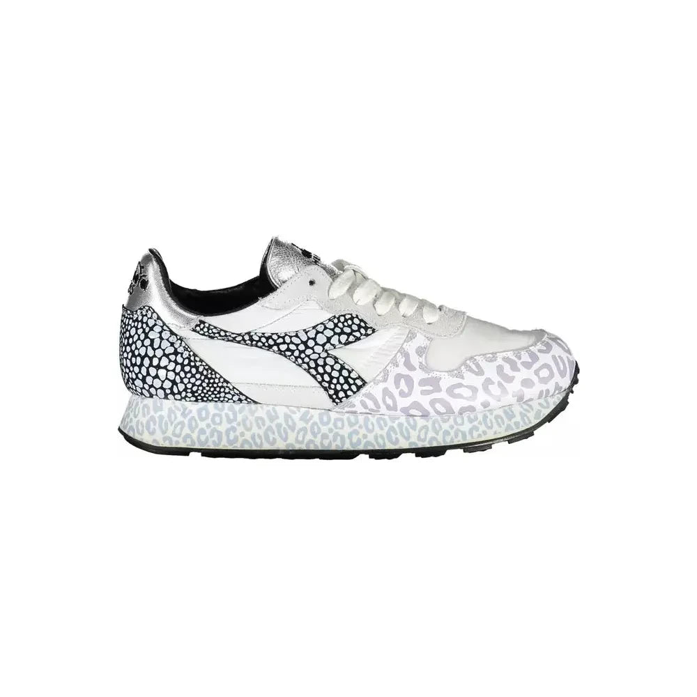 Diadora White Fabric Women Sneaker Diadora