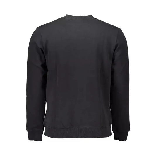 Napapijri Black Cotton Men Sweater Napapijri