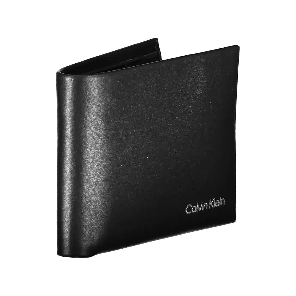 Calvin Klein Black Polyester Men Wallet