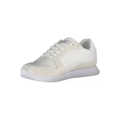 Tommy Hilfiger White Polyester Sneaker