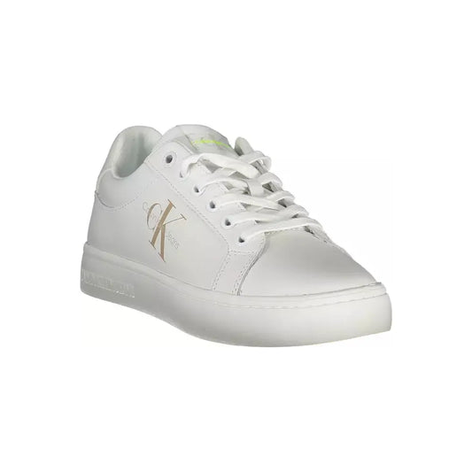 Calvin Klein White Leather Women Sneaker Calvin Klein