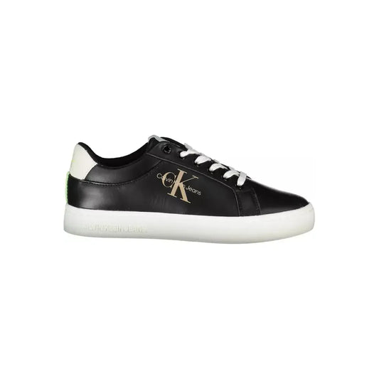 Calvin Klein Black Polyester Women Sneaker Calvin Klein