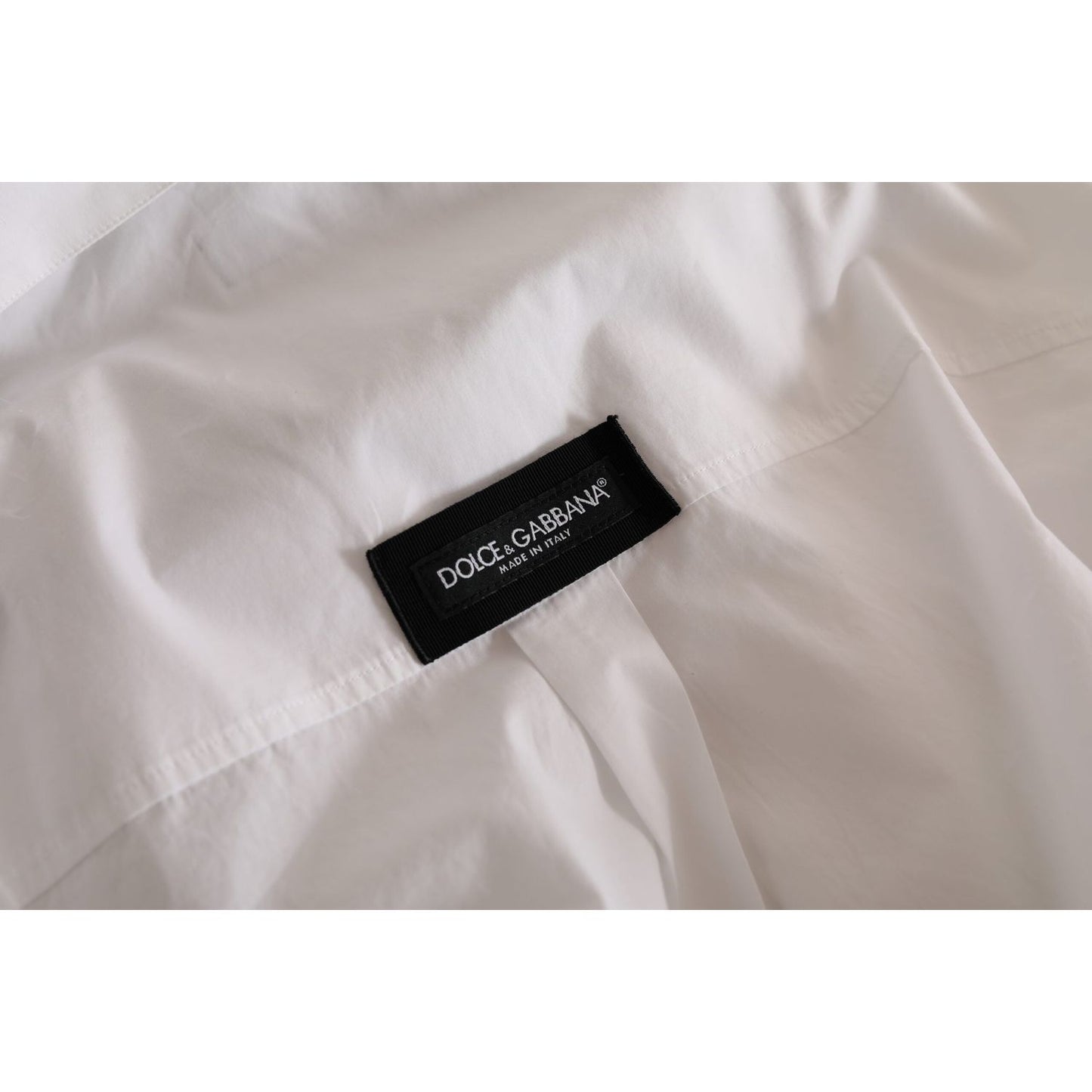 Dolce & Gabbana Elegant White Cotton Formal Shirt Dolce & Gabbana