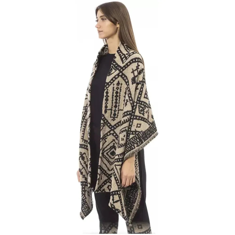 Alpha Studio Brown Wool Women Scarf