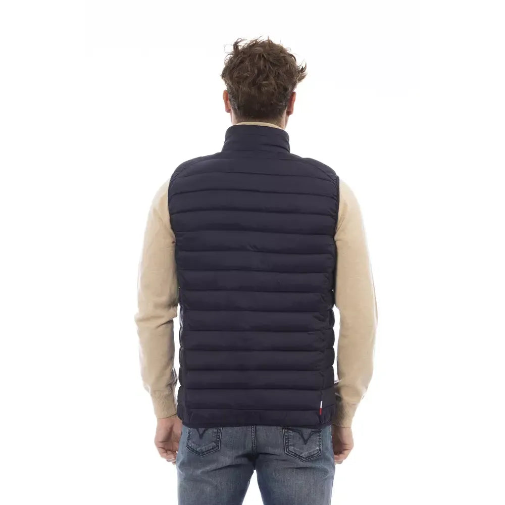 Invicta Blue Polyamide Sleveless Jacket