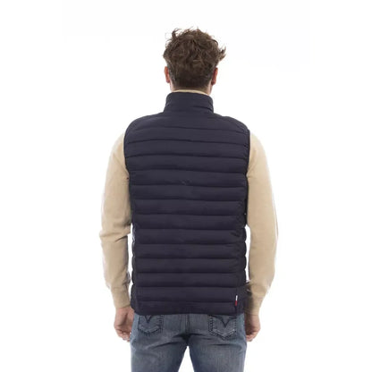 Invicta Blue Polyamide Sleveless Jacket