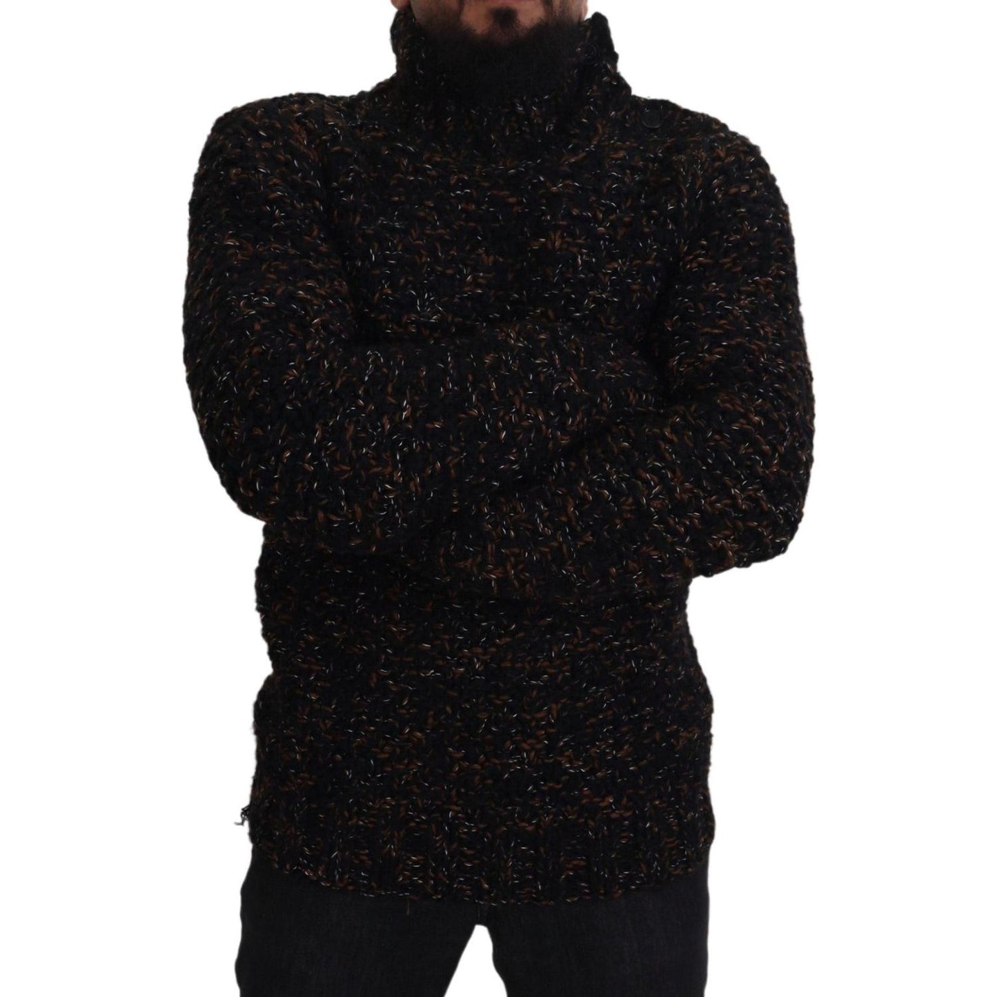 Dolce & Gabbana Elegant Turtleneck Sweater in Luxurious Wool Blend Dolce & Gabbana