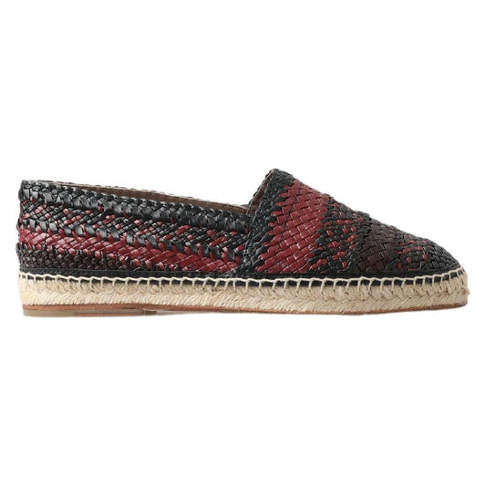 Dolce & Gabbana Elegant Woven Leather Espadrilles Dolce & Gabbana