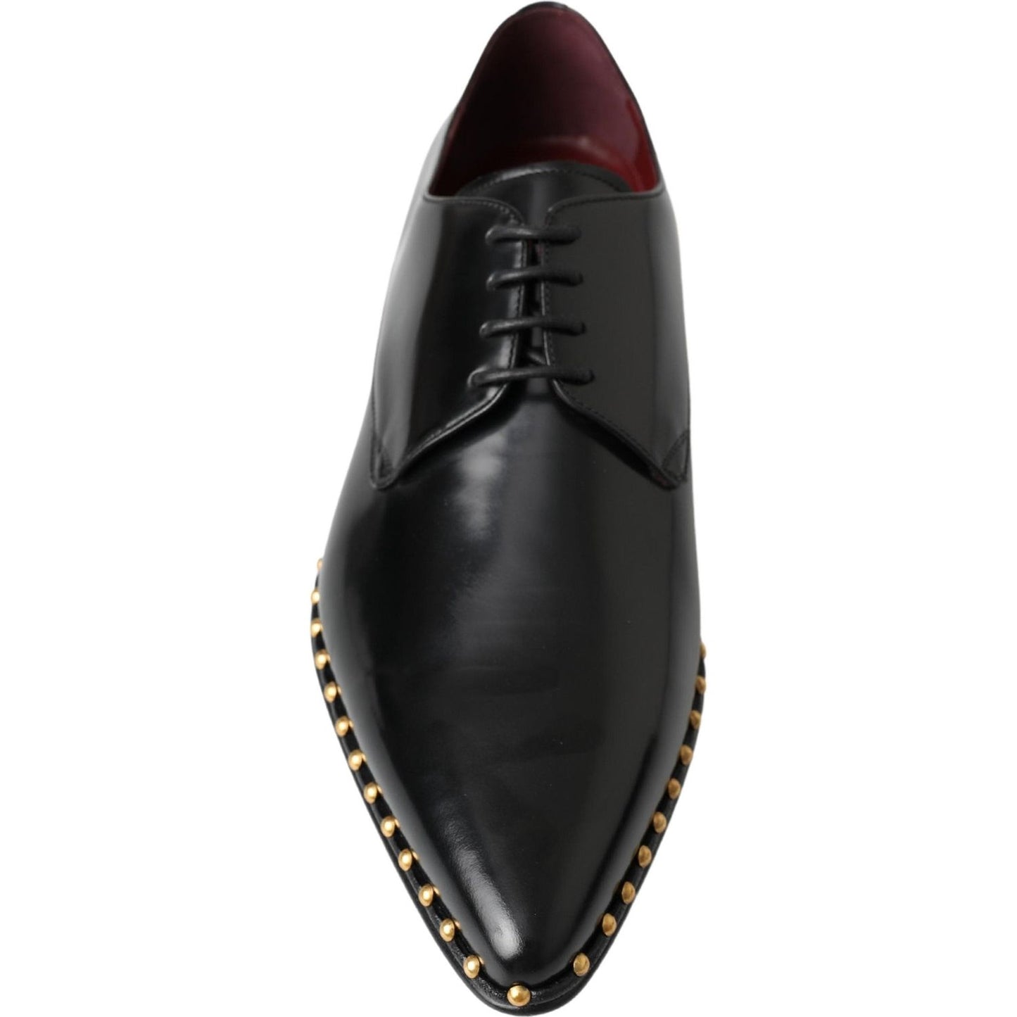 Dolce & Gabbana Elegant Studded Derby Formal Shoes Dolce & Gabbana