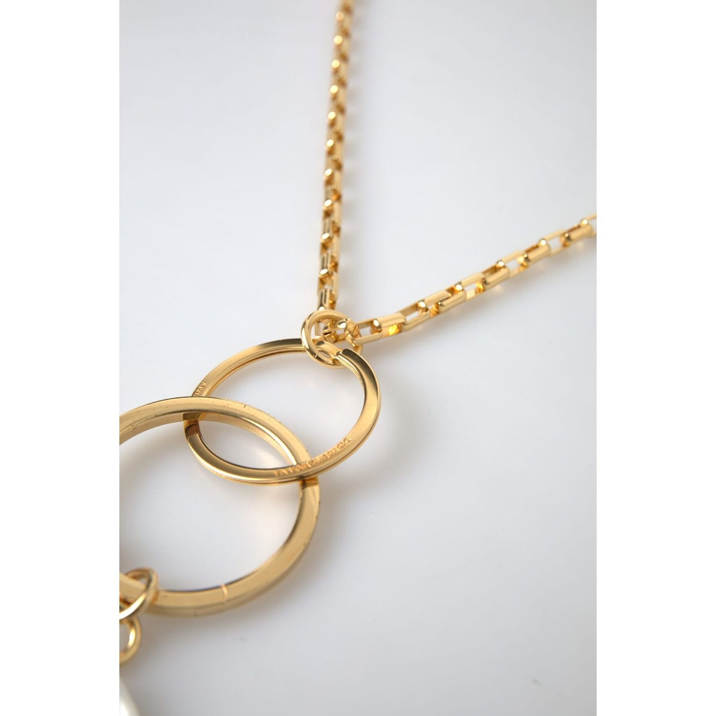 Dolce & Gabbana Chic Gold Charm Chain Necklace Dolce & Gabbana