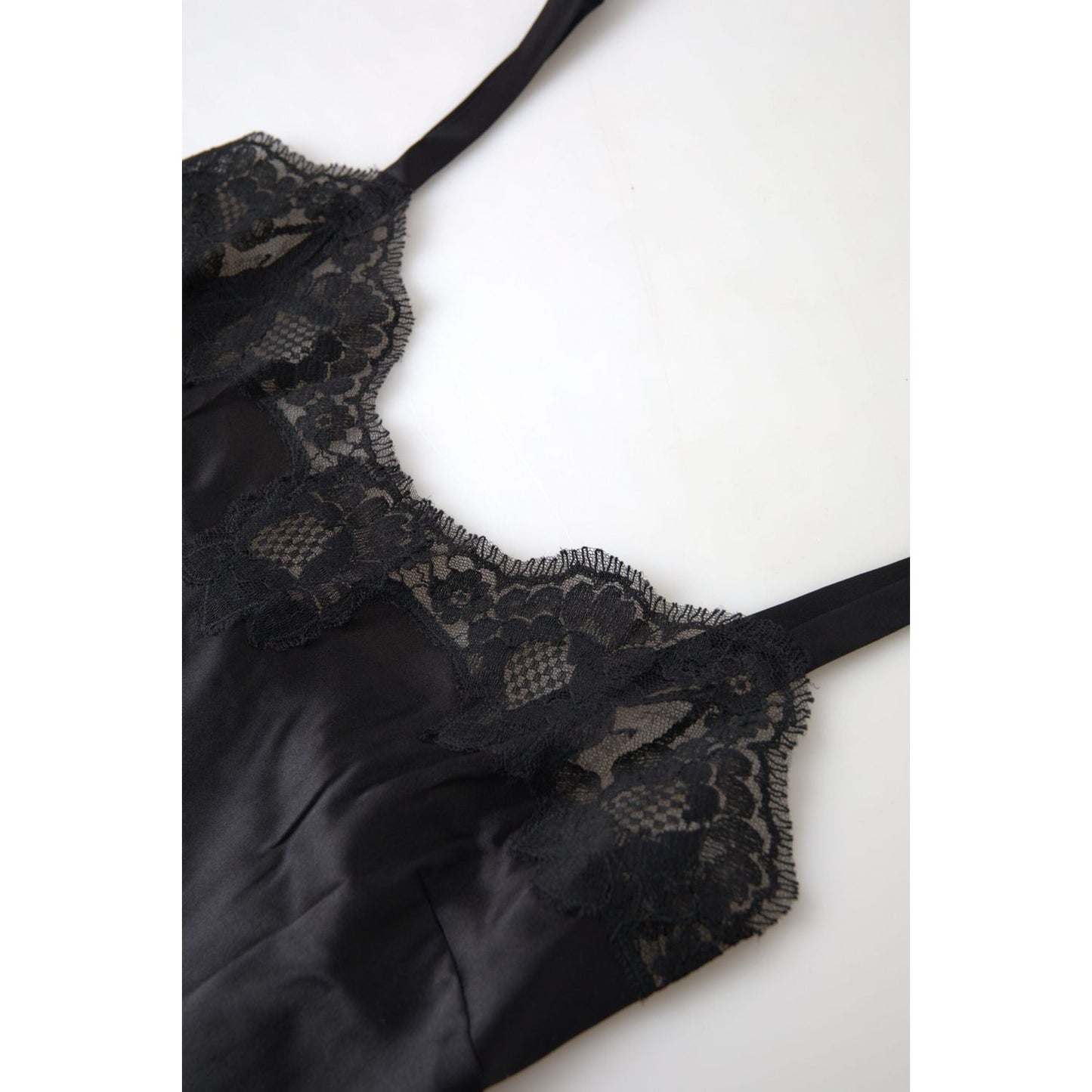 Dolce & Gabbana Sultry Black Silk Camisole Top Dolce & Gabbana