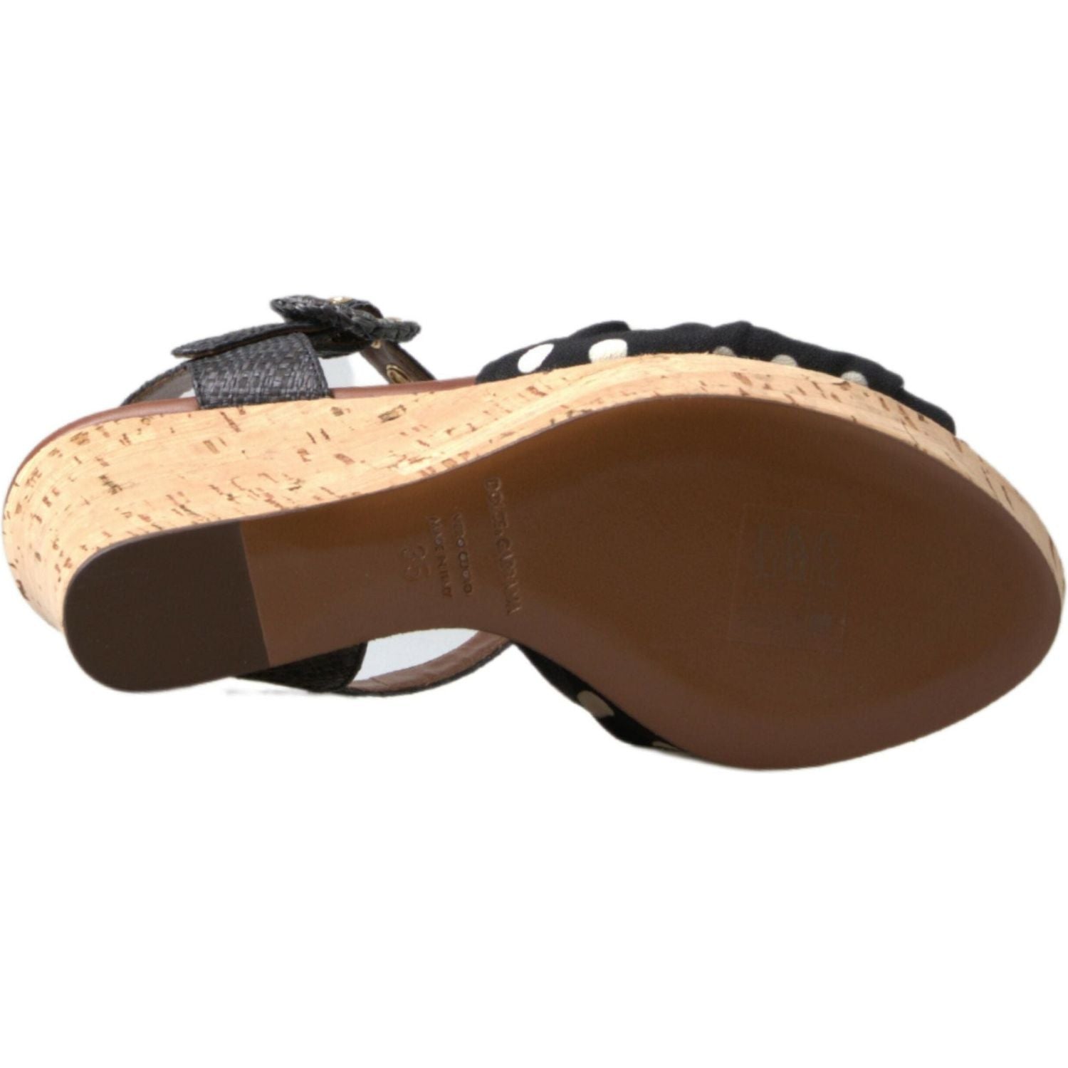 حذاء Dolce &amp; Gabbana Chic ذو رباط للكاحل منقوش بنقط البولكا