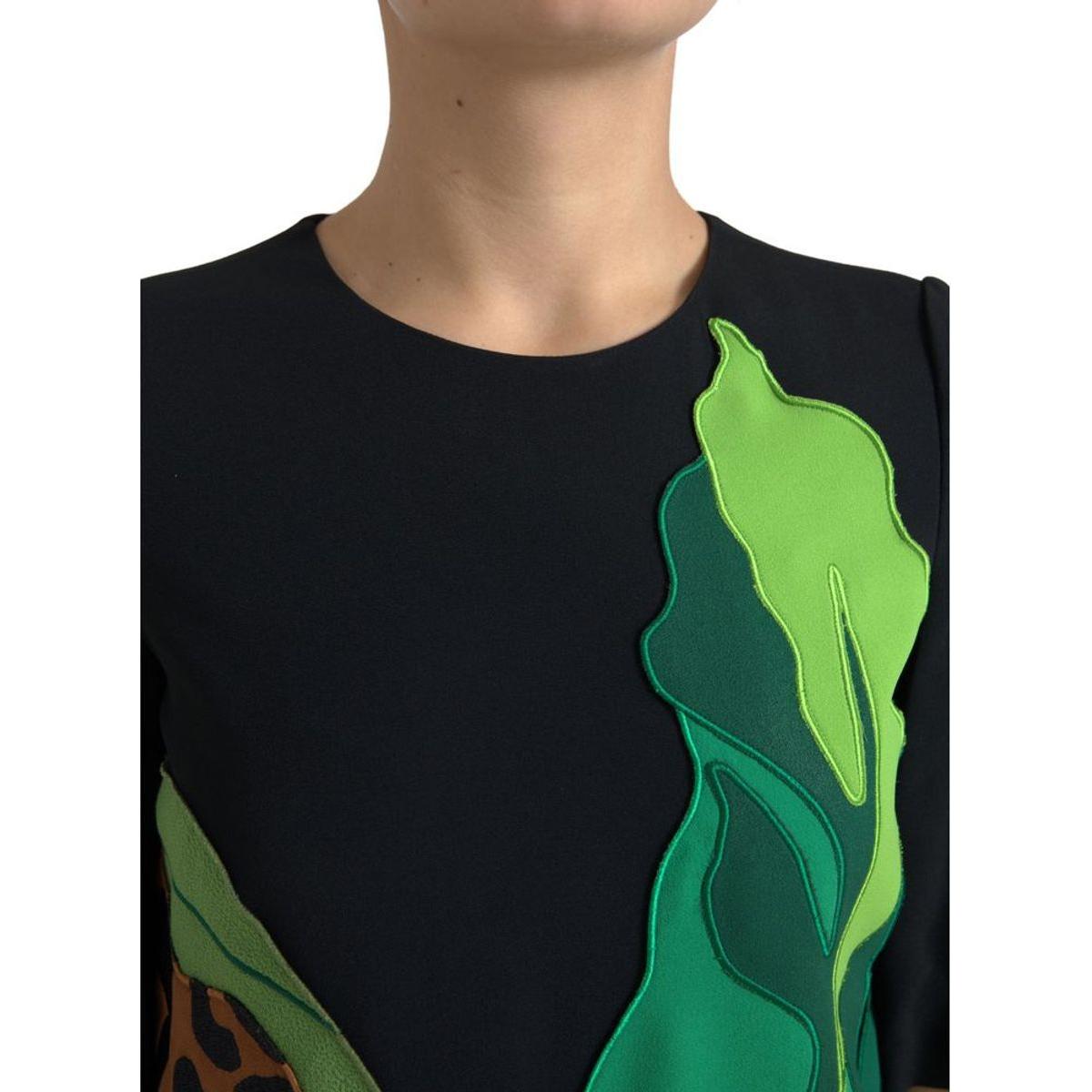 فستان دولتشي آند غابانا الأنيق بنقشة الغابة