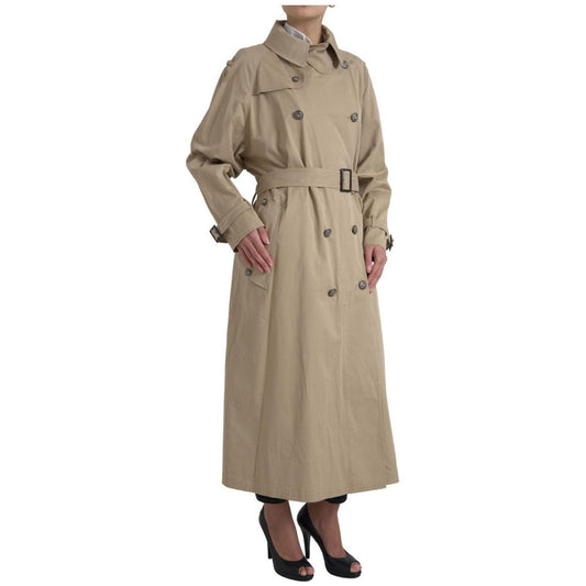 Dolce & Gabbana Elegant Double Breasted Trench Coat Dolce & Gabbana