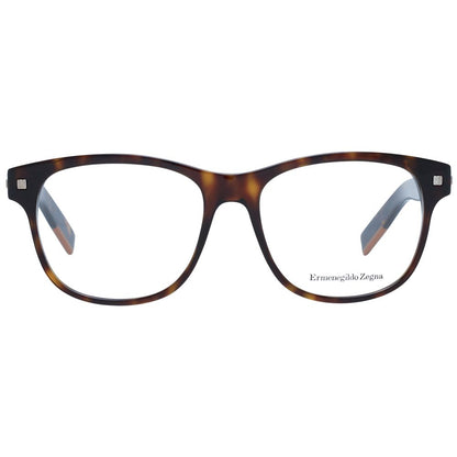 Ermenegildo Zegna Brown Plastic Glasses (Frames)