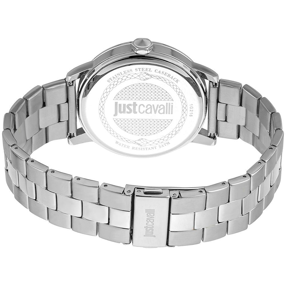 Just Cavalli Silver Men Watch Just Cavalli